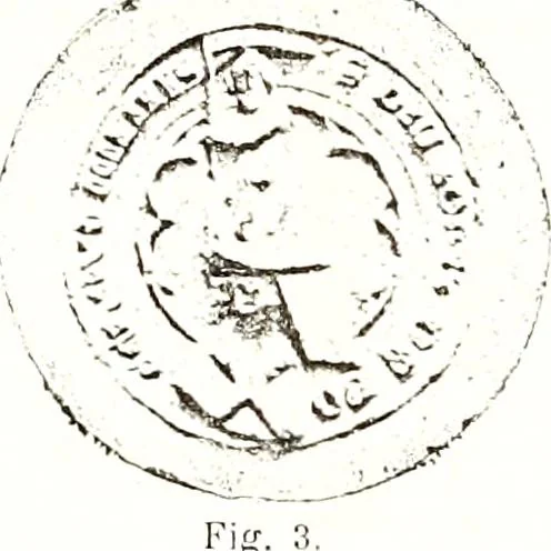 An illustration from Sceaux armoríes des Pays-Bas et des pays avoisinants (Belgique--Royaume des Pays-Bas--Luxembourg--Allemagne--France) recueil historique et héraldique, 1898, leaf 322
