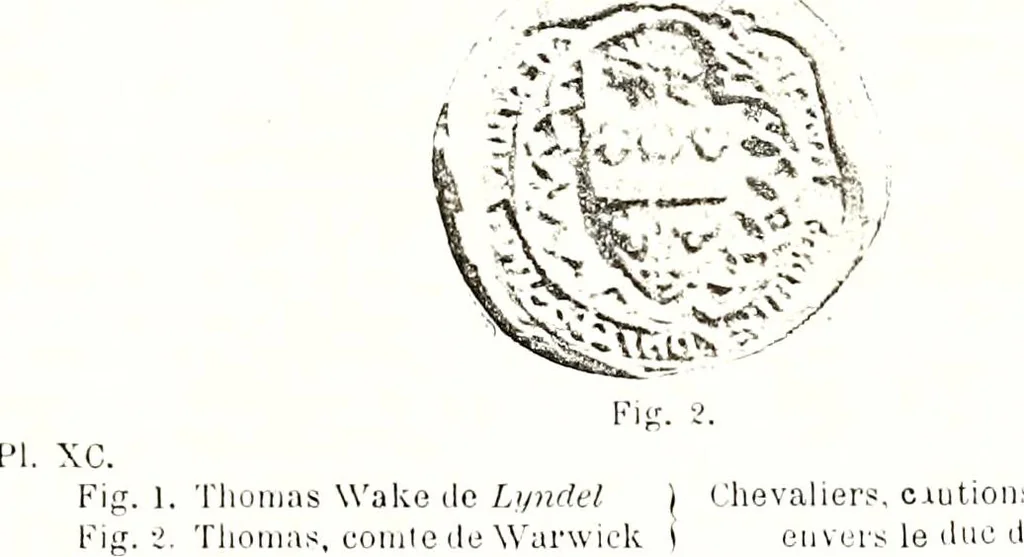 An illustration from Sceaux armoríes des Pays-Bas et des pays avoisinants (Belgique--Royaume des Pays-Bas--Luxembourg--Allemagne--France) recueil historique et héraldique, 1898, leaf 500