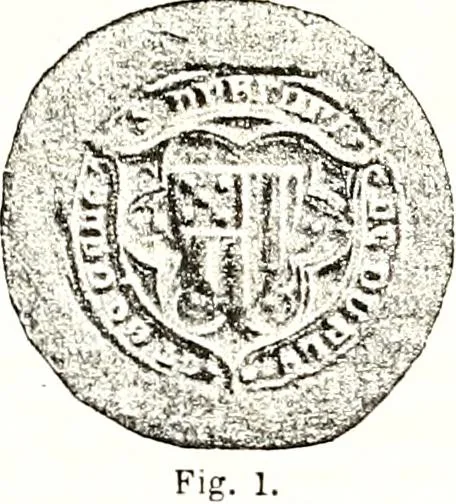 An illustration from Sceaux armoríes des Pays-Bas et des pays avoisinants (Belgique--Royaume des Pays-Bas--Luxembourg--Allemagne--France) recueil historique et héraldique, 1898, leaf 584