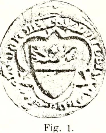 An illustration from Sceaux armoríes des Pays-Bas et des pays avoisinants (Belgique--Royaume des Pays-Bas--Luxembourg--Allemagne--France) recueil historique et héraldique, 1898, leaf 668