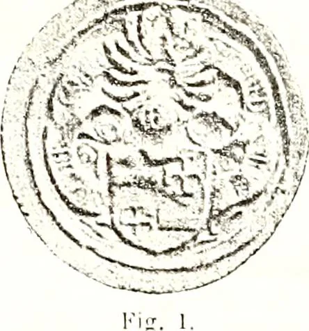 An illustration from Sceaux armoríes des Pays-Bas et des pays avoisinants (Belgique--Royaume des Pays-Bas--Luxembourg--Allemagne--France) recueil historique et héraldique, 1898, leaf 724