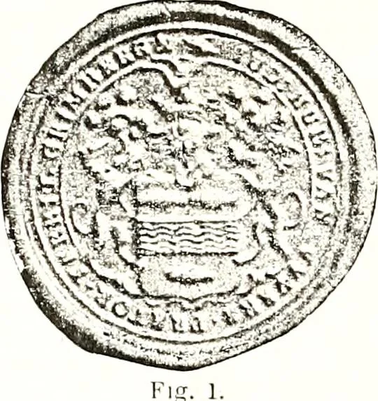 An illustration from Sceaux armoríes des Pays-Bas et des pays avoisinants (Belgique--Royaume des Pays-Bas--Luxembourg--Allemagne--France) recueil historique et héraldique, 1898, leaf 780