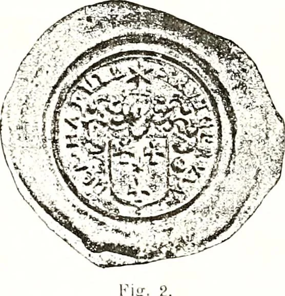 An illustration from Sceaux armoríes des Pays-Bas et des pays avoisinants (Belgique--Royaume des Pays-Bas--Luxembourg--Allemagne--France) recueil historique et héraldique, 1898, leaf 826