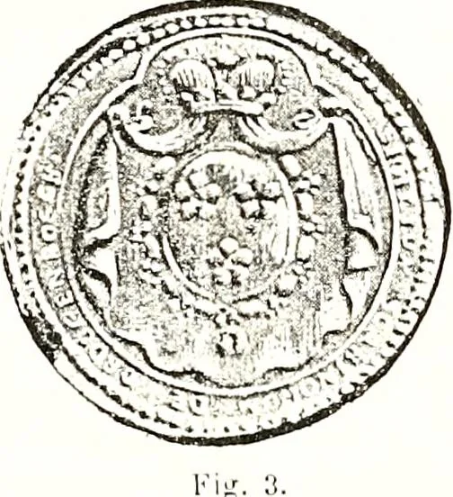 An illustration from Sceaux armoríes des Pays-Bas et des pays avoisinants (Belgique--Royaume des Pays-Bas--Luxembourg--Allemagne--France) recueil historique et héraldique, 1898, leaf 864