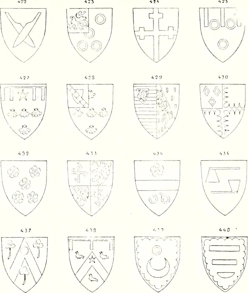 An illustration from Sceaux armoríes des Pays-Bas et des pays avoisinants (Belgique--Royaume des Pays-Bas--Luxembourg--Allemagne--France) recueil historique et héraldique, 1898, leaf 932