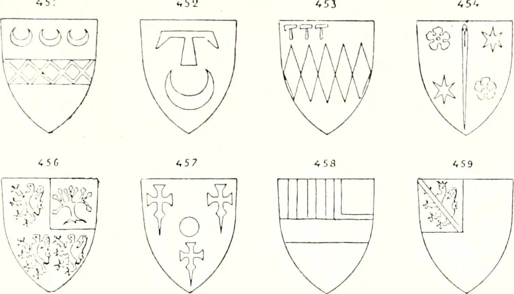 An illustration from Sceaux armoríes des Pays-Bas et des pays avoisinants (Belgique--Royaume des Pays-Bas--Luxembourg--Allemagne--France) recueil historique et héraldique, 1898, leaf 934