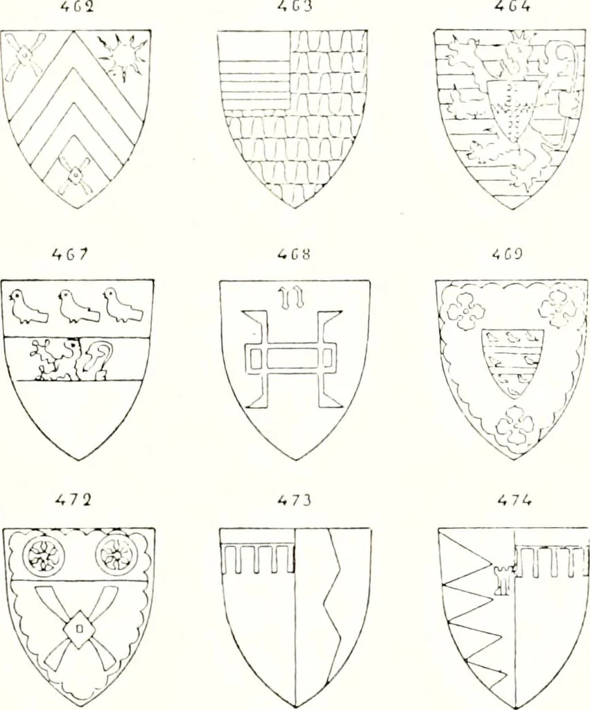 An illustration from Sceaux armoríes des Pays-Bas et des pays avoisinants (Belgique--Royaume des Pays-Bas--Luxembourg--Allemagne--France) recueil historique et héraldique, 1898, leaf 934