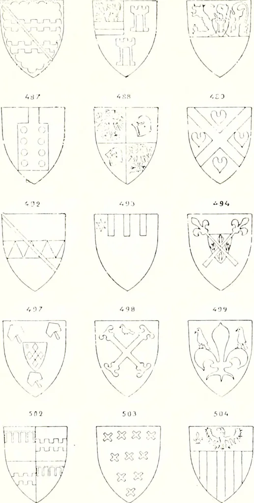 An illustration from Sceaux armoríes des Pays-Bas et des pays avoisinants (Belgique--Royaume des Pays-Bas--Luxembourg--Allemagne--France) recueil historique et héraldique, 1898, leaf 936