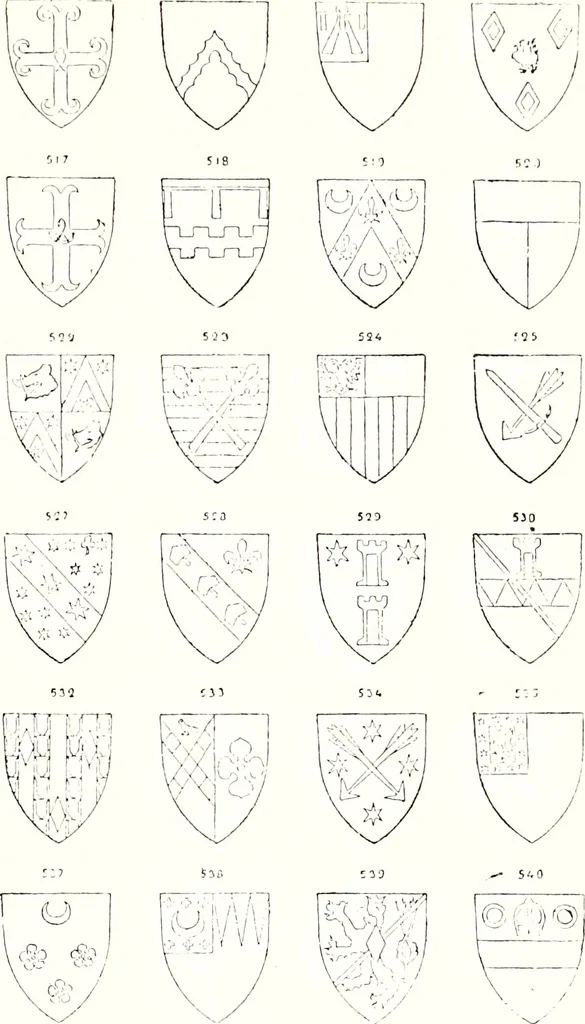 An illustration from Sceaux armoríes des Pays-Bas et des pays avoisinants (Belgique--Royaume des Pays-Bas--Luxembourg--Allemagne--France) recueil historique et héraldique, 1898, leaf 938