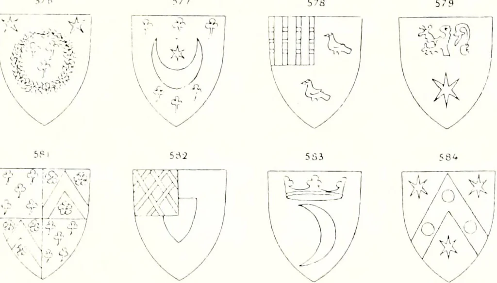 An illustration from Sceaux armoríes des Pays-Bas et des pays avoisinants (Belgique--Royaume des Pays-Bas--Luxembourg--Allemagne--France) recueil historique et héraldique, 1898, leaf 942