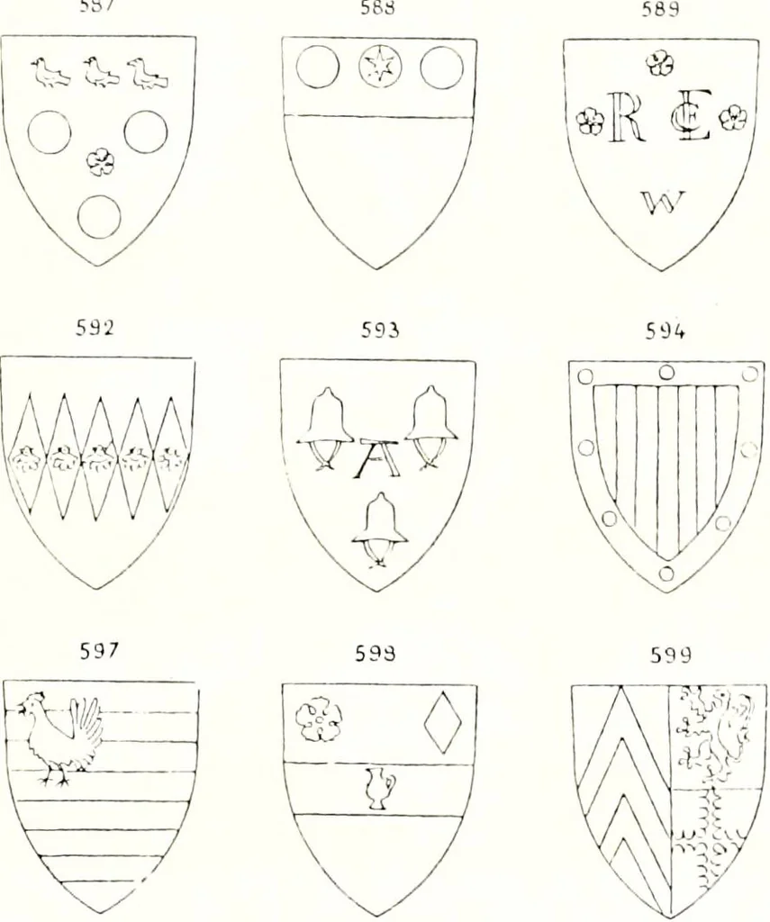 An illustration from Sceaux armoríes des Pays-Bas et des pays avoisinants (Belgique--Royaume des Pays-Bas--Luxembourg--Allemagne--France) recueil historique et héraldique, 1898, leaf 942