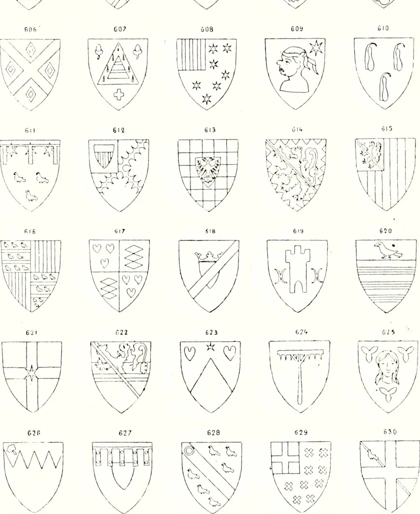 An illustration from Sceaux armoríes des Pays-Bas et des pays avoisinants (Belgique--Royaume des Pays-Bas--Luxembourg--Allemagne--France) recueil historique et héraldique, 1898, leaf 944