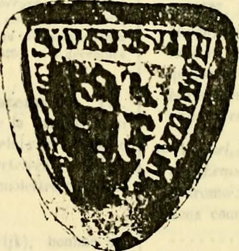An illustration from Sceaux armoríes des Pays-Bas et des pays avoisinants (Belgique--Royaume des Pays-Bas--Luxembourg--Allemagne--France) recueil historique et héraldique, 1898, leaf 102