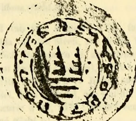 An illustration from Sceaux armoríes des Pays-Bas et des pays avoisinants (Belgique--Royaume des Pays-Bas--Luxembourg--Allemagne--France) recueil historique et héraldique, 1898, leaf 112