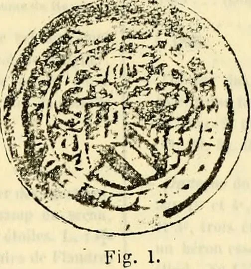 An illustration from Sceaux armoríes des Pays-Bas et des pays avoisinants (Belgique--Royaume des Pays-Bas--Luxembourg--Allemagne--France) recueil historique et héraldique, 1898, leaf 252