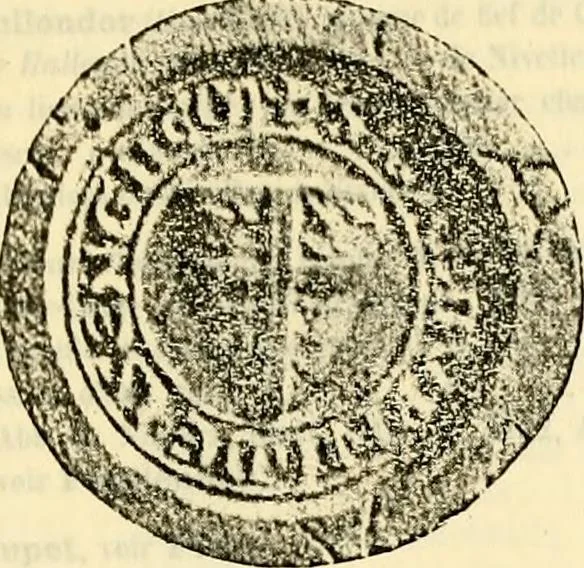 An illustration from Sceaux armoríes des Pays-Bas et des pays avoisinants (Belgique--Royaume des Pays-Bas--Luxembourg--Allemagne--France) recueil historique et héraldique, 1898, leaf 270