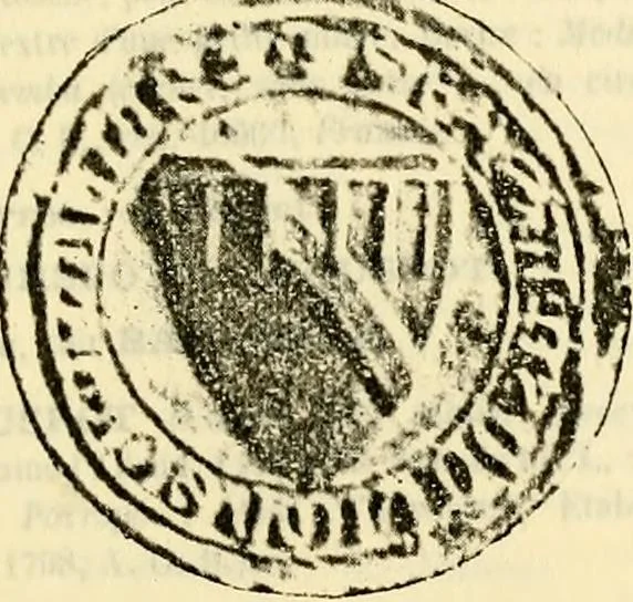 An illustration from Sceaux armoríes des Pays-Bas et des pays avoisinants (Belgique--Royaume des Pays-Bas--Luxembourg--Allemagne--France) recueil historique et héraldique, 1898, leaf 270