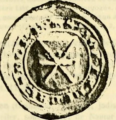 An illustration from Sceaux armoríes des Pays-Bas et des pays avoisinants (Belgique--Royaume des Pays-Bas--Luxembourg--Allemagne--France) recueil historique et héraldique, 1898, leaf 28