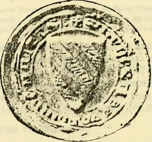An illustration from Sceaux armoríes des Pays-Bas et des pays avoisinants (Belgique--Royaume des Pays-Bas--Luxembourg--Allemagne--France) recueil historique et héraldique, 1898, leaf 280