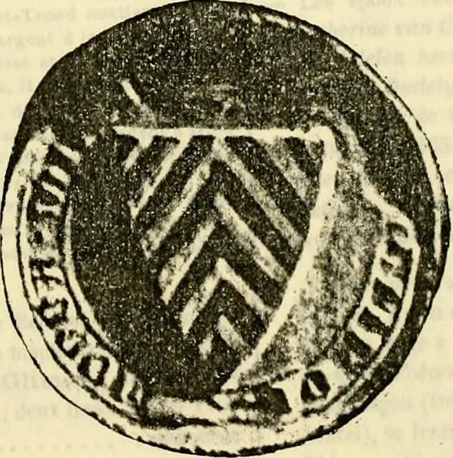 An illustration from Sceaux armoríes des Pays-Bas et des pays avoisinants (Belgique--Royaume des Pays-Bas--Luxembourg--Allemagne--France) recueil historique et héraldique, 1898, leaf 298
