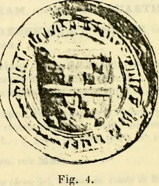 An illustration from Sceaux armoríes des Pays-Bas et des pays avoisinants (Belgique--Royaume des Pays-Bas--Luxembourg--Allemagne--France) recueil historique et héraldique, 1898, leaf 308