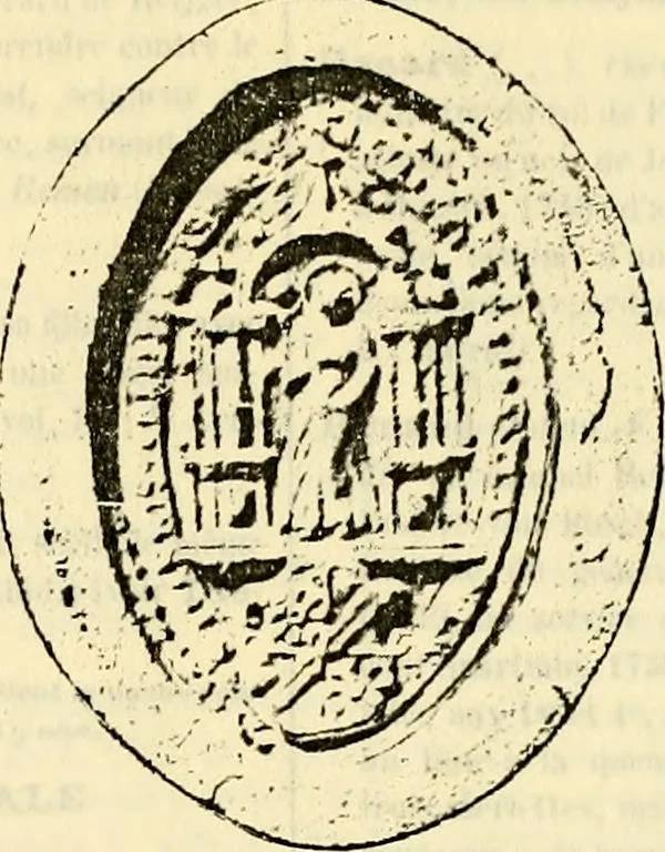 An illustration from Sceaux armoríes des Pays-Bas et des pays avoisinants (Belgique--Royaume des Pays-Bas--Luxembourg--Allemagne--France) recueil historique et héraldique, 1898, leaf 364