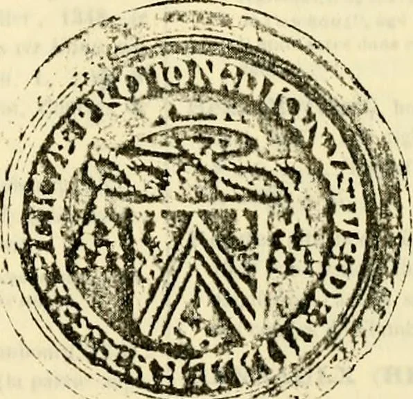 An illustration from Sceaux armoríes des Pays-Bas et des pays avoisinants (Belgique--Royaume des Pays-Bas--Luxembourg--Allemagne--France) recueil historique et héraldique, 1898, leaf 364