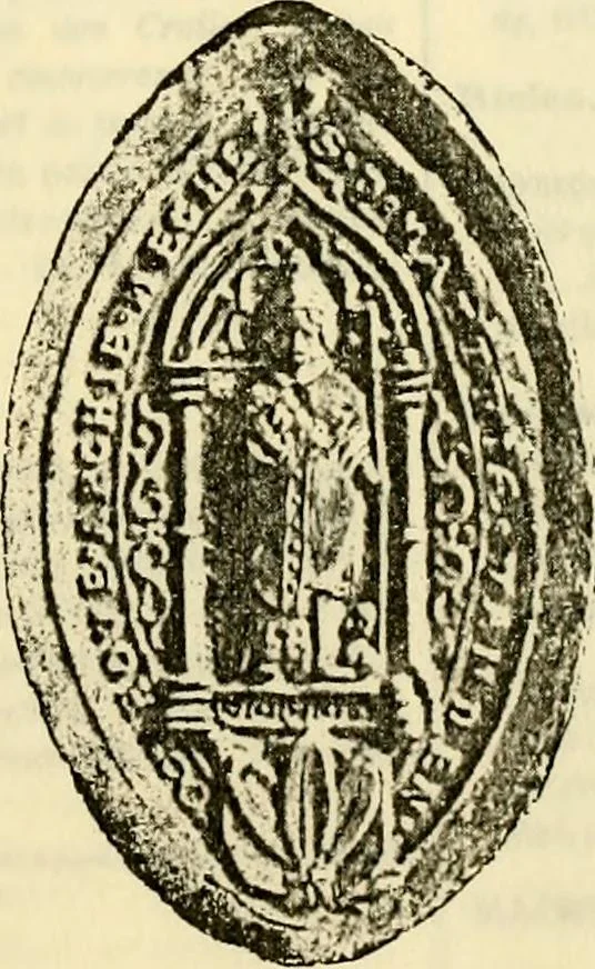 An illustration from Sceaux armoríes des Pays-Bas et des pays avoisinants (Belgique--Royaume des Pays-Bas--Luxembourg--Allemagne--France) recueil historique et héraldique, 1898, leaf 382