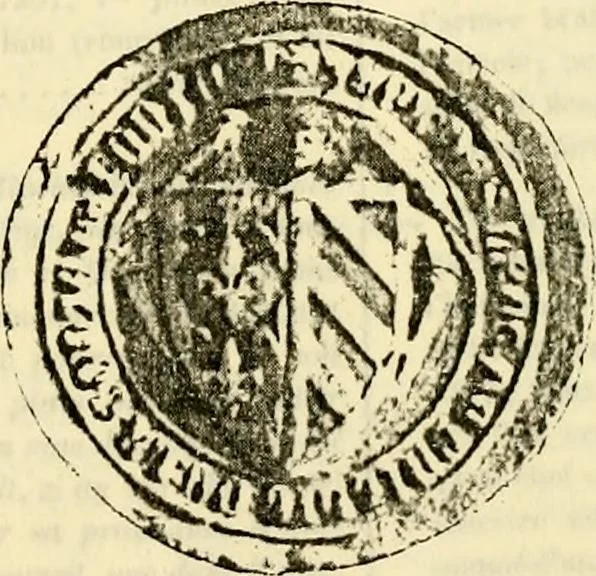 An illustration from Sceaux armoríes des Pays-Bas et des pays avoisinants (Belgique--Royaume des Pays-Bas--Luxembourg--Allemagne--France) recueil historique et héraldique, 1898, leaf 410