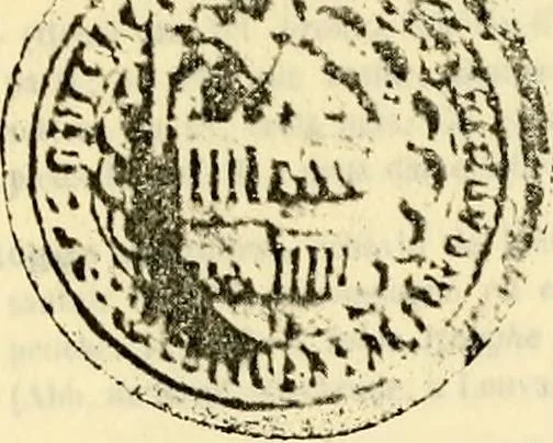 An illustration from Sceaux armoríes des Pays-Bas et des pays avoisinants (Belgique--Royaume des Pays-Bas--Luxembourg--Allemagne--France) recueil historique et héraldique, 1898, leaf 438