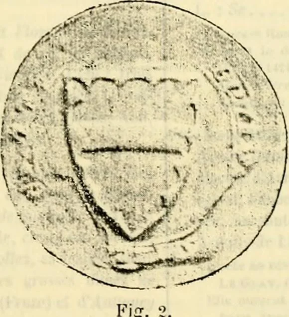 An illustration from Sceaux armoríes des Pays-Bas et des pays avoisinants (Belgique--Royaume des Pays-Bas--Luxembourg--Allemagne--France) recueil historique et héraldique, 1898, leaf 522