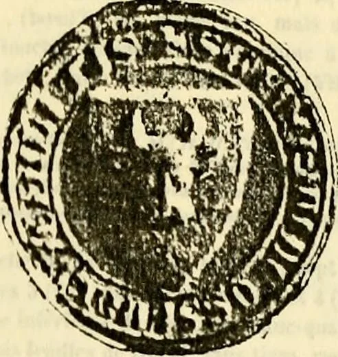 An illustration from Sceaux armoríes des Pays-Bas et des pays avoisinants (Belgique--Royaume des Pays-Bas--Luxembourg--Allemagne--France) recueil historique et héraldique, 1898, leaf 84