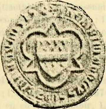 An illustration from Sceaux armoríes des Pays-Bas et des pays avoisinants (Belgique--Royaume des Pays-Bas--Luxembourg--Allemagne--France) recueil historique et héraldique, 1898, leaf 858