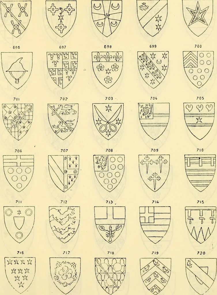 An illustration from Sceaux armoríes des Pays-Bas et des pays avoisinants (Belgique--Royaume des Pays-Bas--Luxembourg--Allemagne--France) recueil historique et héraldique, 1898, leaf 894