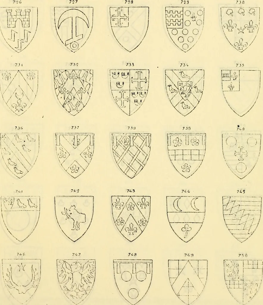 An illustration from Sceaux armoríes des Pays-Bas et des pays avoisinants (Belgique--Royaume des Pays-Bas--Luxembourg--Allemagne--France) recueil historique et héraldique, 1898, leaf 896