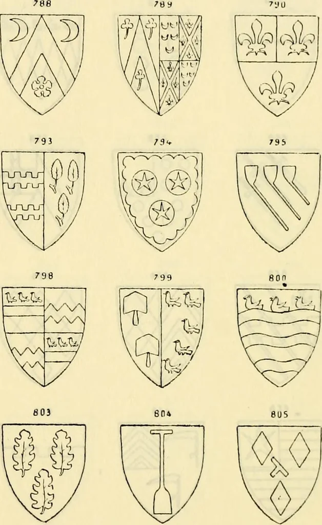 An illustration from Sceaux armoríes des Pays-Bas et des pays avoisinants (Belgique--Royaume des Pays-Bas--Luxembourg--Allemagne--France) recueil historique et héraldique, 1898, leaf 900
