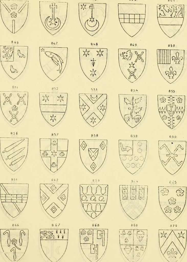 An illustration from Sceaux armoríes des Pays-Bas et des pays avoisinants (Belgique--Royaume des Pays-Bas--Luxembourg--Allemagne--France) recueil historique et héraldique, 1898, leaf 904