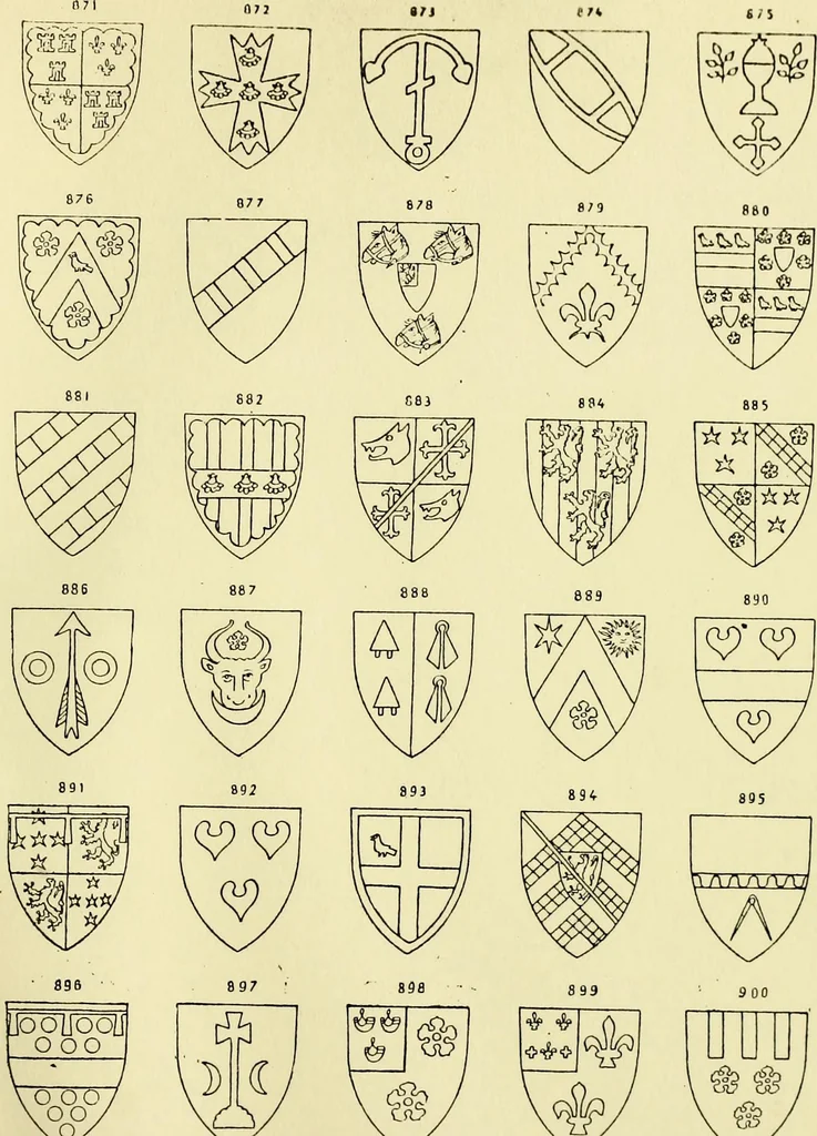 An illustration from Sceaux armoríes des Pays-Bas et des pays avoisinants (Belgique--Royaume des Pays-Bas--Luxembourg--Allemagne--France) recueil historique et héraldique, 1898, leaf 906
