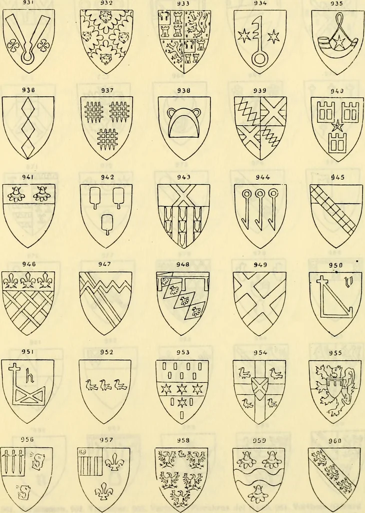 An illustration from Sceaux armoríes des Pays-Bas et des pays avoisinants (Belgique--Royaume des Pays-Bas--Luxembourg--Allemagne--France) recueil historique et héraldique, 1898, leaf 1060