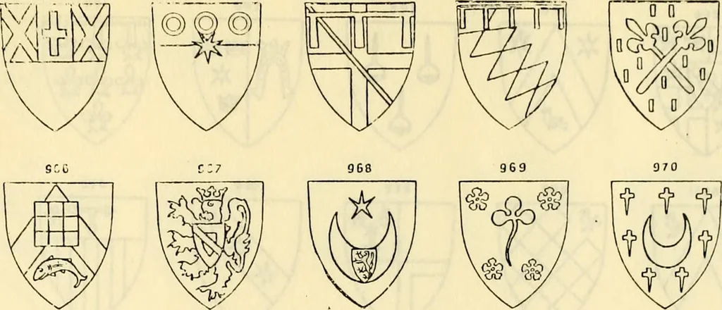 An illustration from Sceaux armoríes des Pays-Bas et des pays avoisinants (Belgique--Royaume des Pays-Bas--Luxembourg--Allemagne--France) recueil historique et héraldique, 1898, leaf 1062