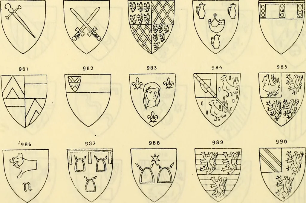 An illustration from Sceaux armoríes des Pays-Bas et des pays avoisinants (Belgique--Royaume des Pays-Bas--Luxembourg--Allemagne--France) recueil historique et héraldique, 1898, leaf 1062