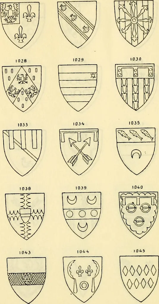 An illustration from Sceaux armoríes des Pays-Bas et des pays avoisinants (Belgique--Royaume des Pays-Bas--Luxembourg--Allemagne--France) recueil historique et héraldique, 1898, leaf 1066