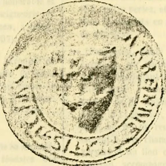 An illustration from Sceaux armoríes des Pays-Bas et des pays avoisinants (Belgique--Royaume des Pays-Bas--Luxembourg--Allemagne--France) recueil historique et héraldique, 1898, leaf 138