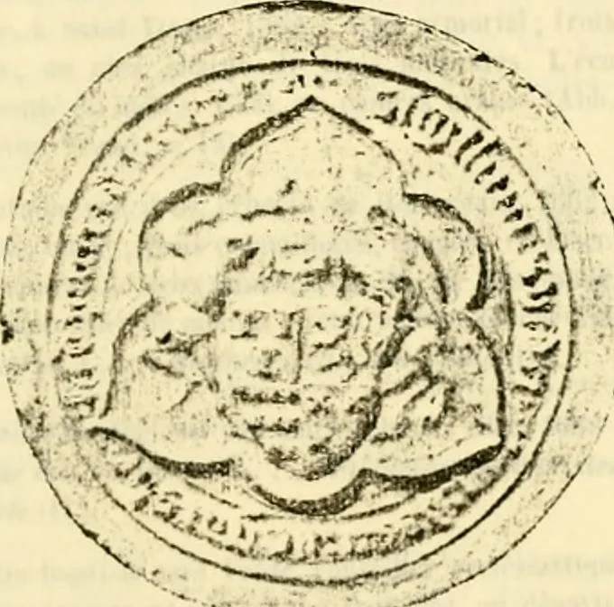 An illustration from Sceaux armoríes des Pays-Bas et des pays avoisinants (Belgique--Royaume des Pays-Bas--Luxembourg--Allemagne--France) recueil historique et héraldique, 1898, leaf 164