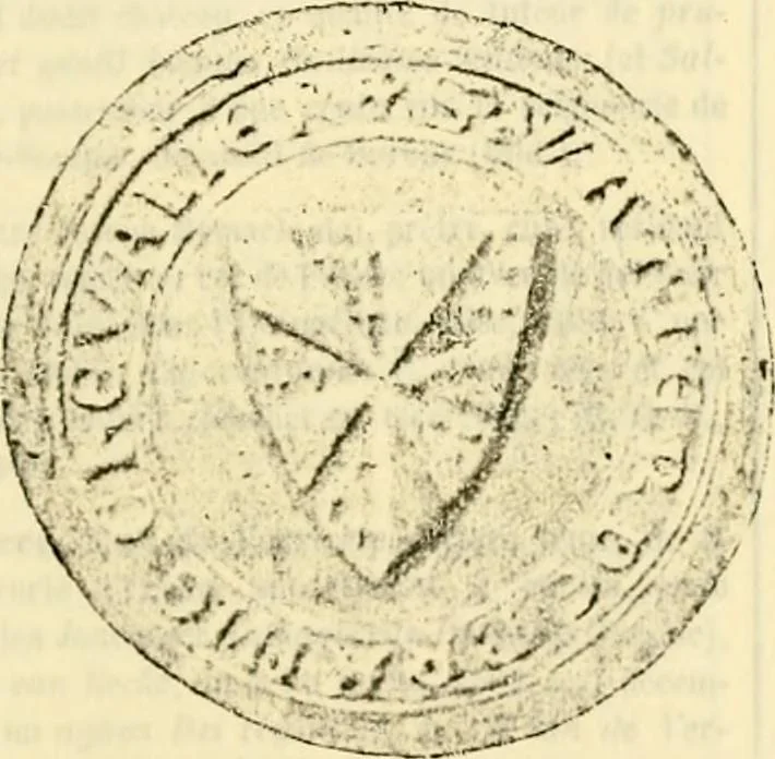 An illustration from Sceaux armoríes des Pays-Bas et des pays avoisinants (Belgique--Royaume des Pays-Bas--Luxembourg--Allemagne--France) recueil historique et héraldique, 1898, leaf 182