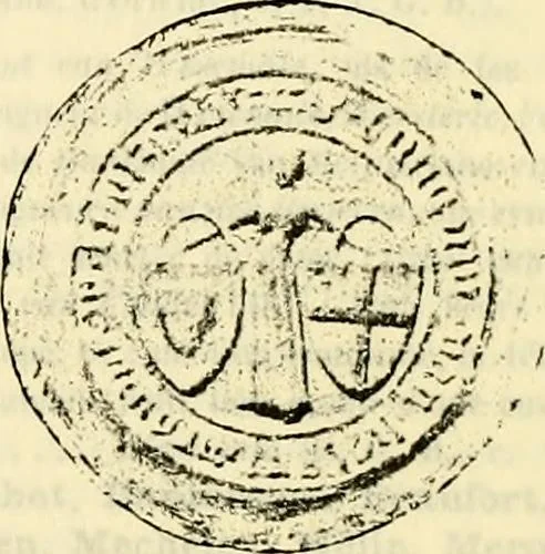 An illustration from Sceaux armoríes des Pays-Bas et des pays avoisinants (Belgique--Royaume des Pays-Bas--Luxembourg--Allemagne--France) recueil historique et héraldique, 1898, leaf 388