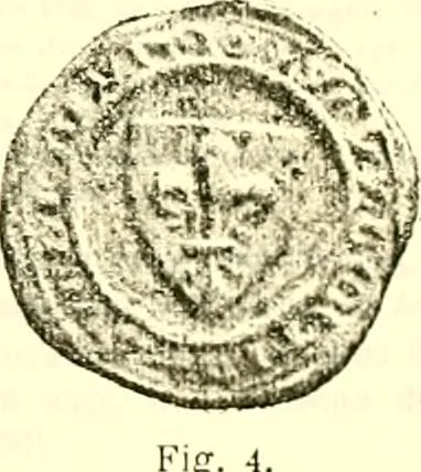 An illustration from Sceaux armoríes des Pays-Bas et des pays avoisinants (Belgique--Royaume des Pays-Bas--Luxembourg--Allemagne--France) recueil historique et héraldique, 1898, leaf 44