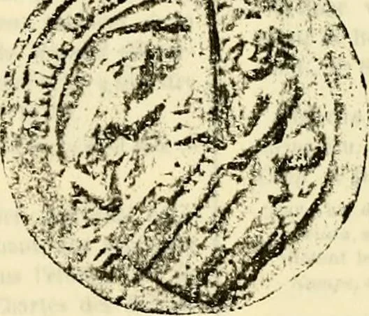 An illustration from Sceaux armoríes des Pays-Bas et des pays avoisinants (Belgique--Royaume des Pays-Bas--Luxembourg--Allemagne--France) recueil historique et héraldique, 1898, leaf 444