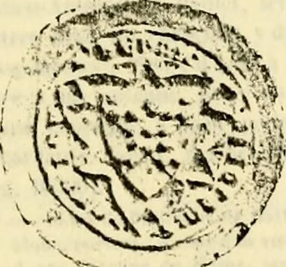 An illustration from Sceaux armoríes des Pays-Bas et des pays avoisinants (Belgique--Royaume des Pays-Bas--Luxembourg--Allemagne--France) recueil historique et héraldique, 1898, leaf 638