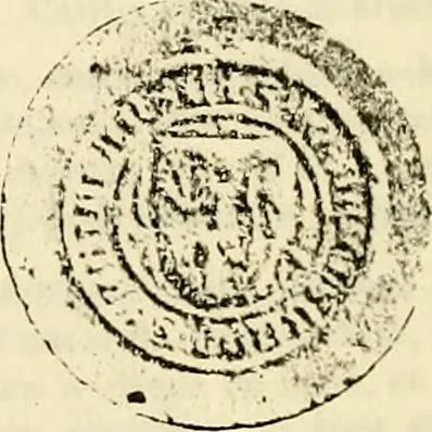 An illustration from Sceaux armoríes des Pays-Bas et des pays avoisinants (Belgique--Royaume des Pays-Bas--Luxembourg--Allemagne--France) recueil historique et héraldique, 1898, leaf 694
